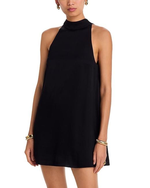 French Connection Black Oona Mini Dress