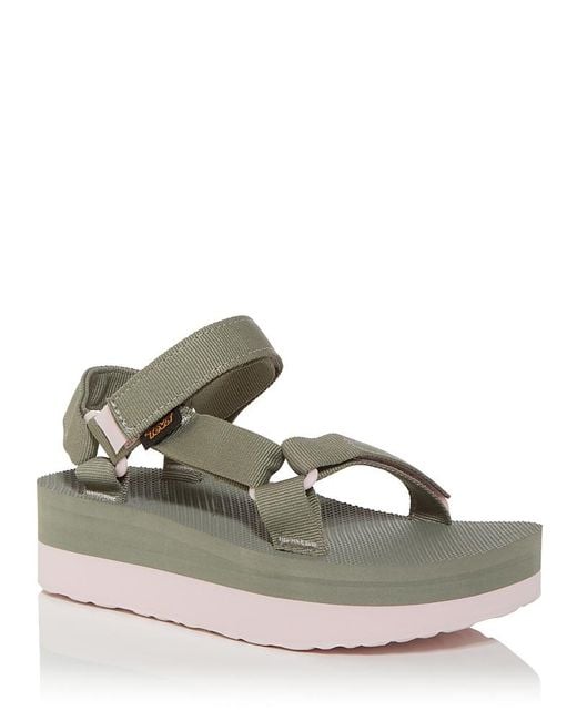 Teva Green Flatform Universal Sandals