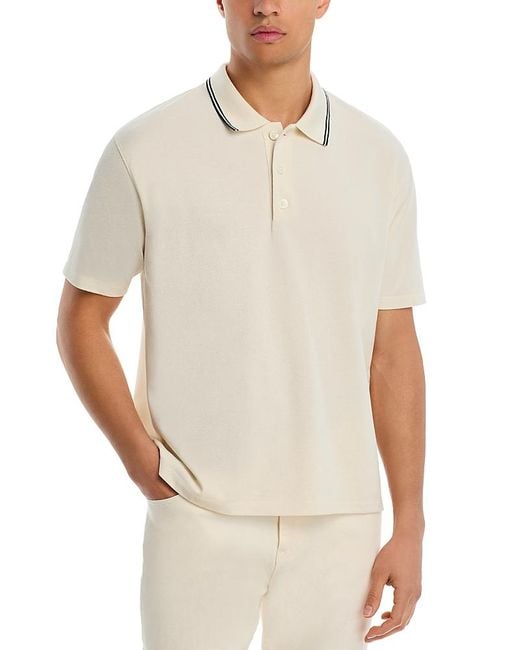 FRAME White Light Pique Polo for men