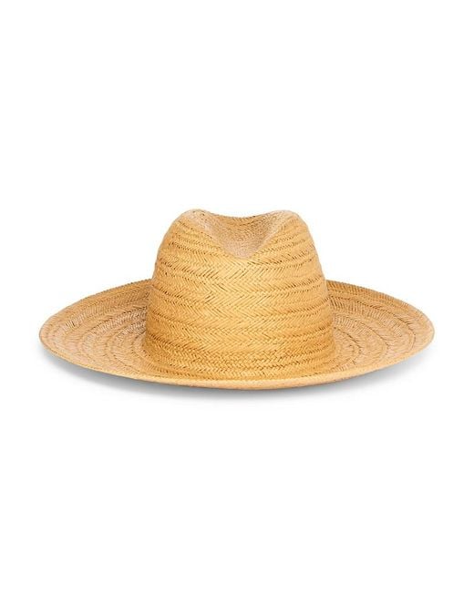 Vince Natural Herringbone Panama Hat