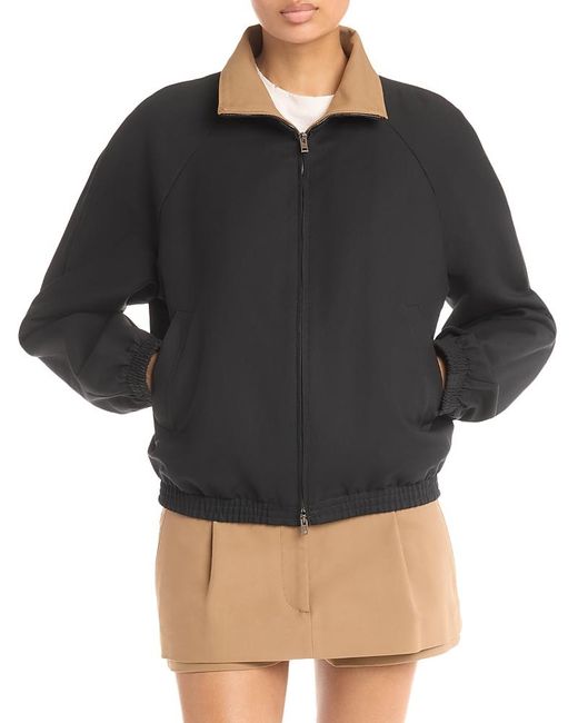 Acne Black Stand Collar Jacket