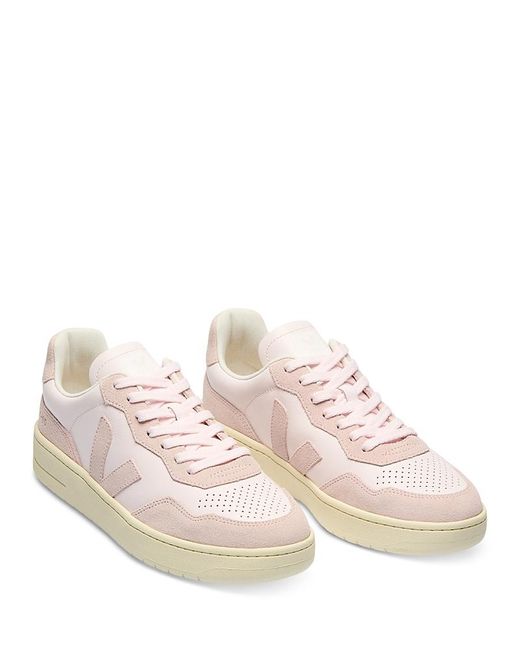 Veja Pink V-90 Low Top Sneakers