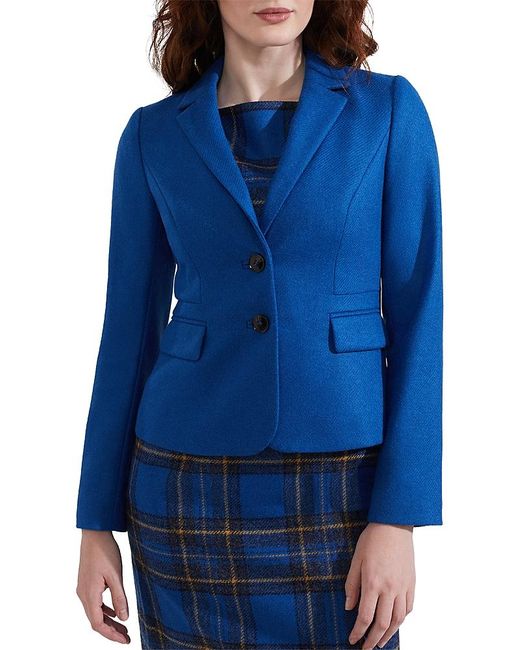 Hobbs Blue Hackness Tweed Jacket