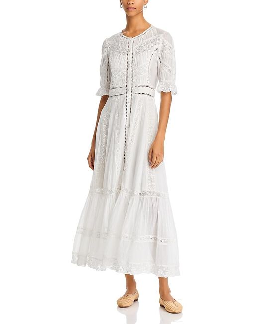 Jovanna Lace Mini Dress - White