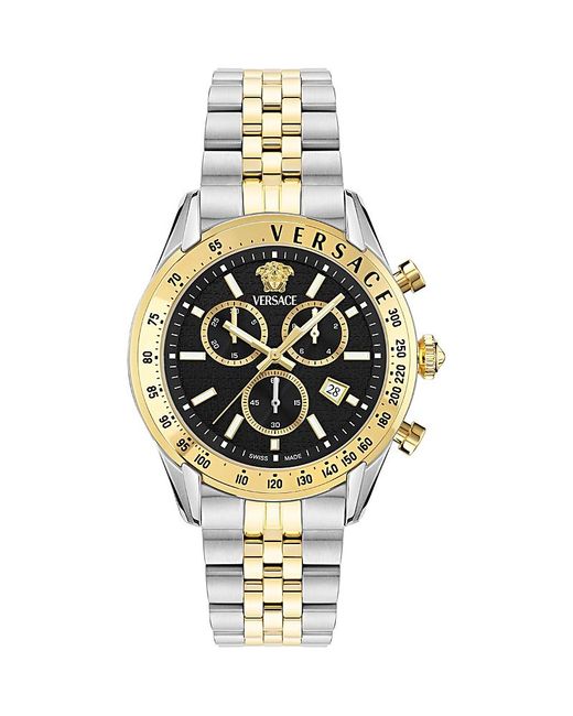 Versace Metallic Master Chronograph, 44Mm for men
