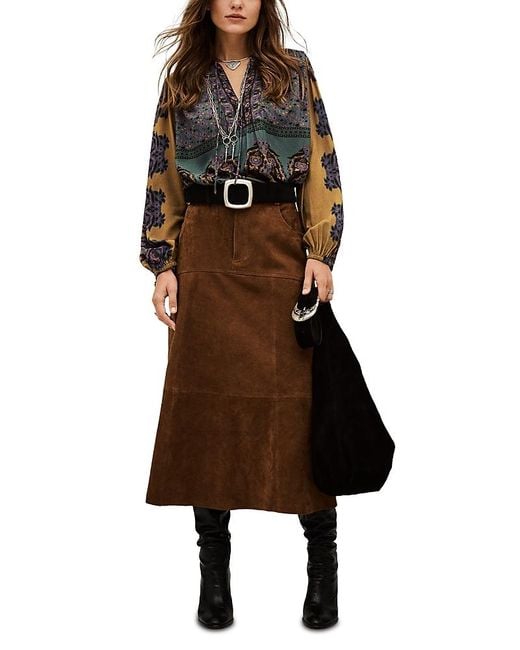 Ba&sh Brown Baker Top