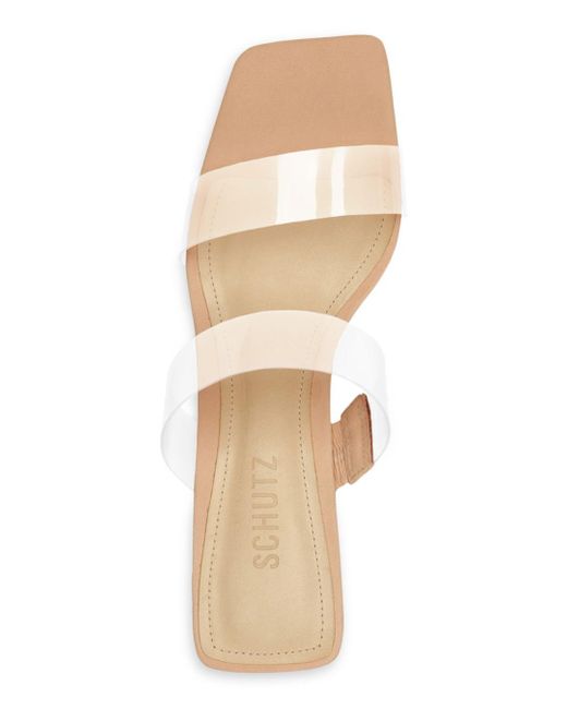 Taina Vinyl & Leather Sandal in 2021 | Leather sandals, Sandals, Leather