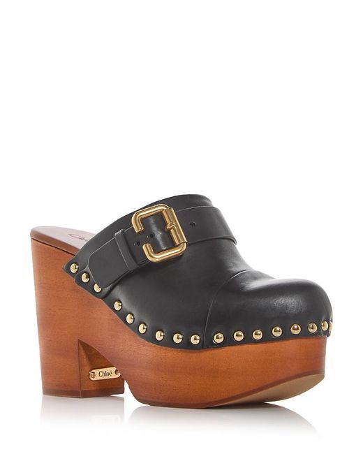 Chloé Multicolor Jeannette Clog Pumps
