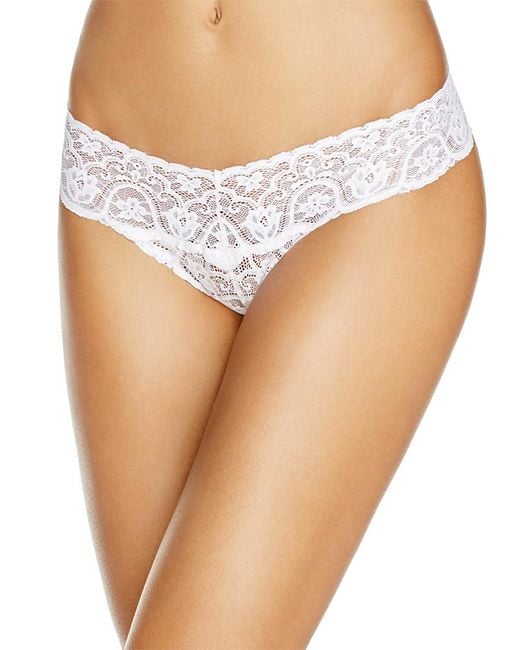 Commando White Tulip Lace Tanga