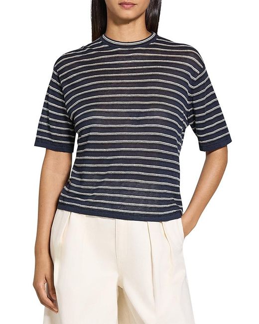 Theory Blue Boyfriend Tee