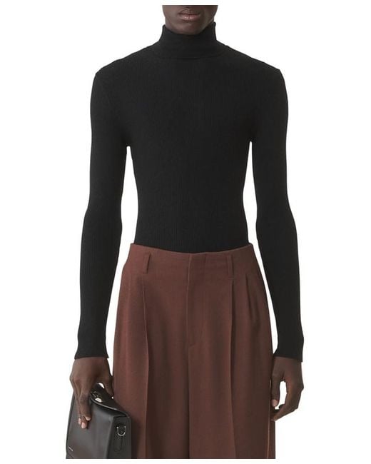 Lanvin Black Turtleneck Sweater for men