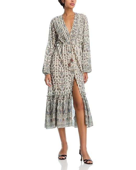 Veronica Beard Vani Midi Dress | Lyst