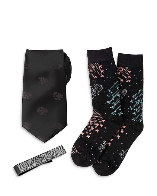 Cufflinks Inc. Black Star Wars Hyperdrive Gift Set for men
