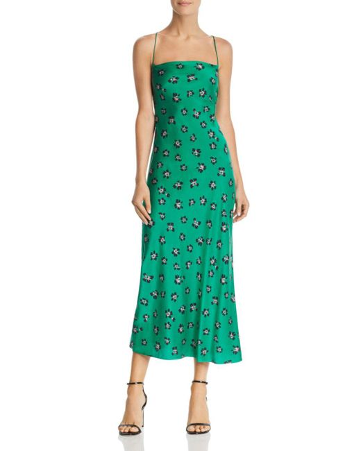 Bec \u0026 Bridge Tropicana Silk Slip Dress 