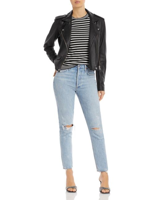 Agolde Jamie High Rise Classic in Blue 
