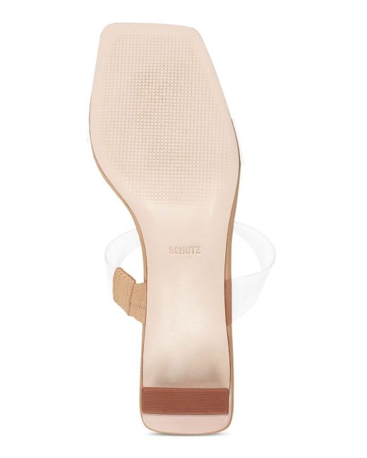 Schutz Bardot Mule in Black Leather (Black) - Lyst