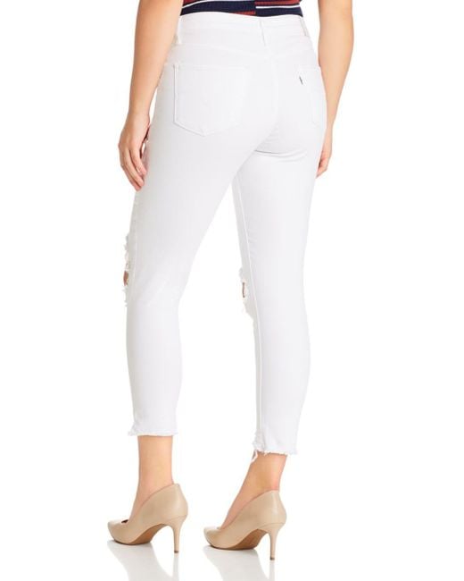levi's 721 white jeans