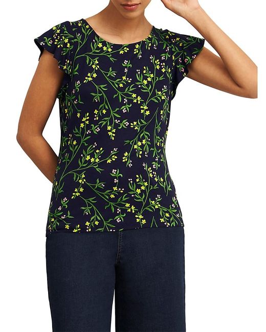 ホブズ HOBBS NESSIE PRINTED TOP （GREEN MULTI） ホブズ HOBBS NESSIE PRINTED TOP （GREEN MULTI