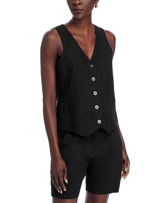 Sanctuary Black Relaxed Vest