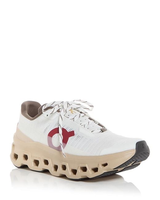 On Shoes White Cloudmster Void Sneakers