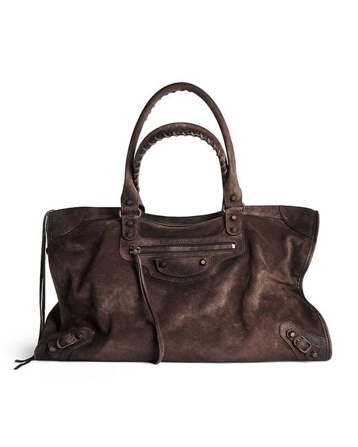 Balenciaga Brown Le City Bag Large