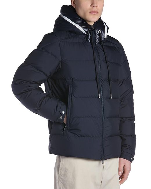 Moncler Blue Cardere Zip Front Jacket for men
