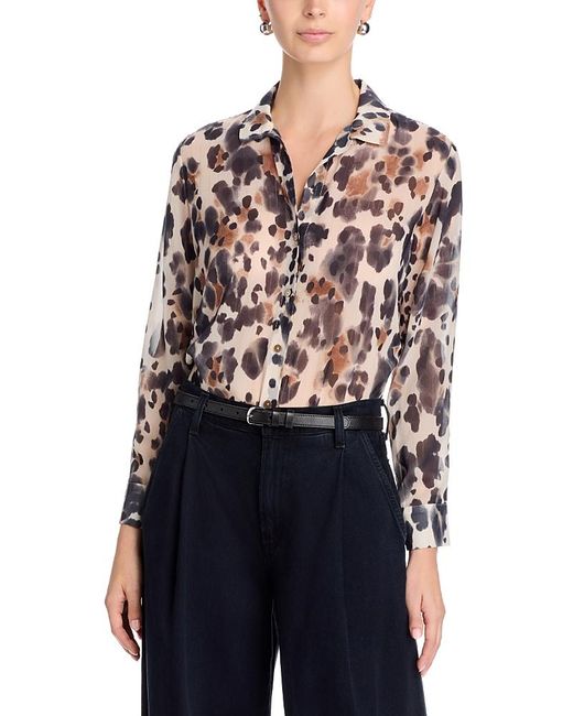 Bella Dahl Blue Button Front Shirt