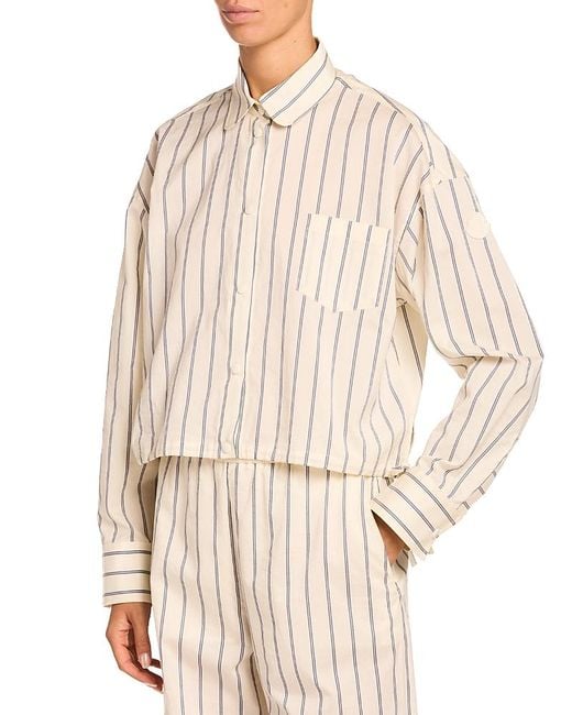 Moncler Natural Snap Front Shirt