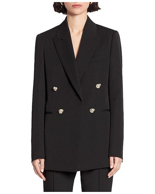 Lanvin Black Double-Breasted Jacket