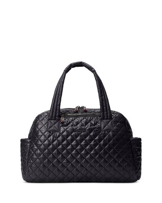 MZ Wallace Black Jimmy Deluxe Weekender