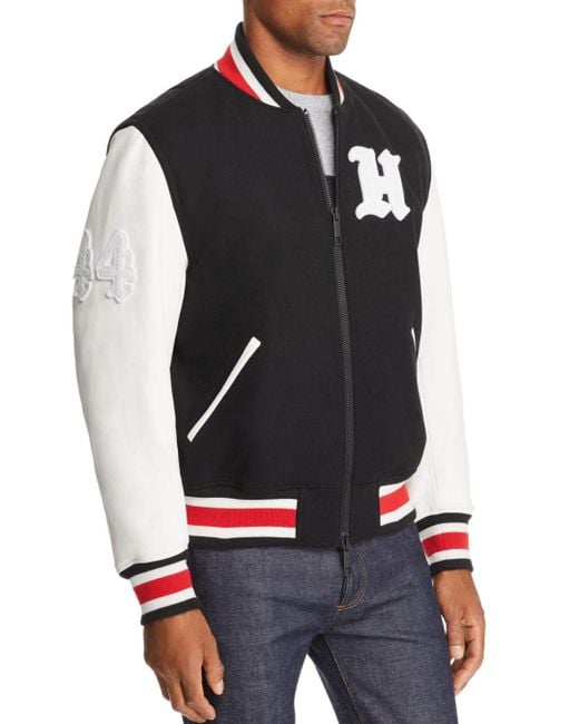 Tommy Hilfiger X Lewis Hamilton Varsity Jacket in Black for Men | Lyst  Canada