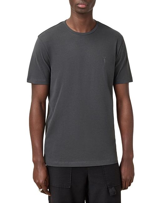 AllSaints Gray Brace Tee for men