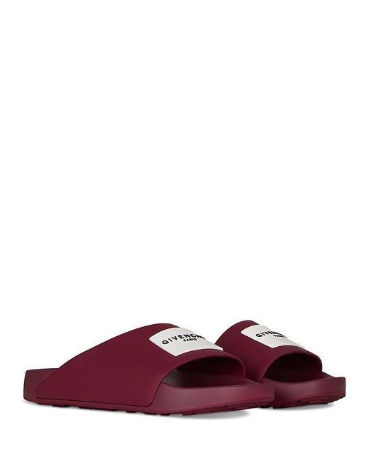 Givenchy Purple Slide Sandals