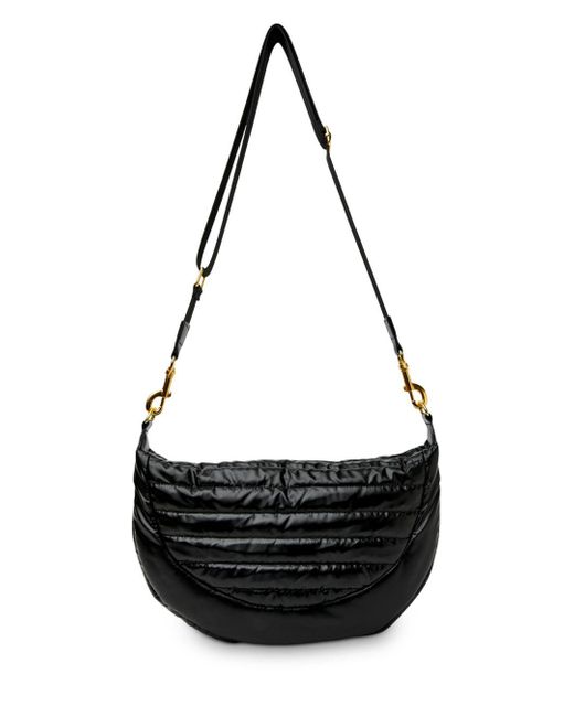 Think Royln Leather Elton Large Crossbody Bag in Pearl Black (Black) | Lyst
