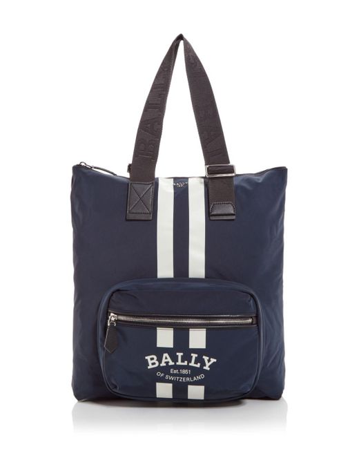 Bally Synthetic Fallie Foldable Nylon Tote in Midnight (Blue) for Men ...