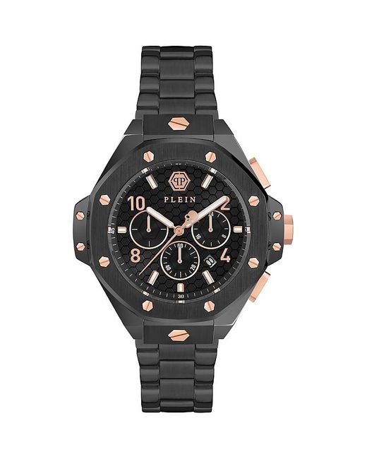 Philipp Plein Black Plein Chrono Royal Chronograph, 46Mm for men