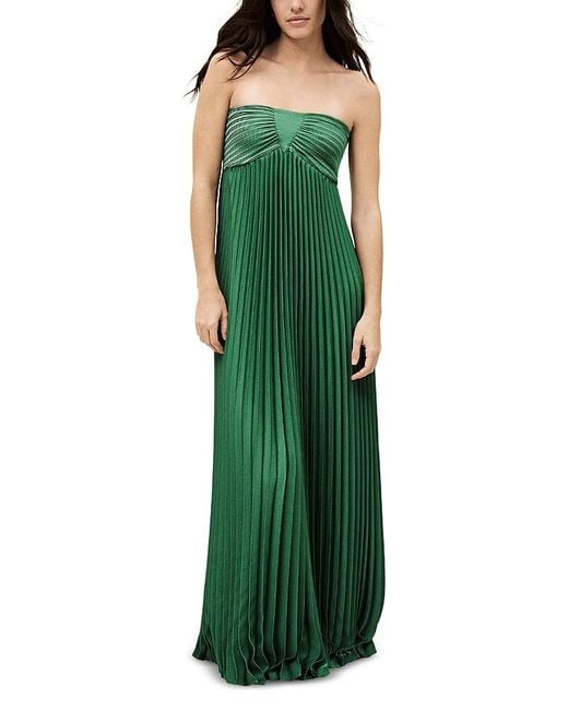 Ba&sh Green Robe Willow Gown