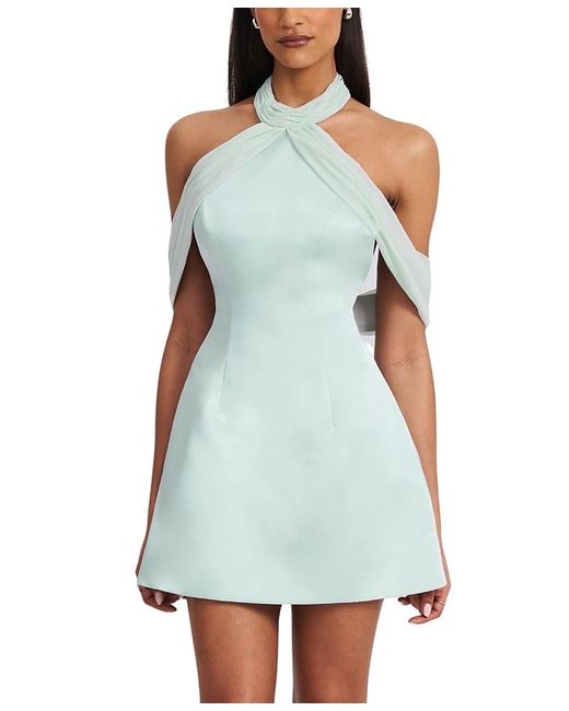 alanis mini dress Dalanis Mini Dress in Sheer Sequin Silver , Sheer