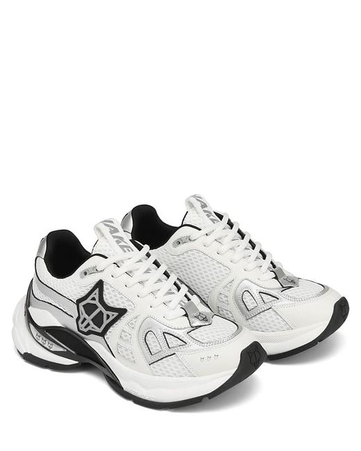 Naked Wolfe White Smash Sneakers