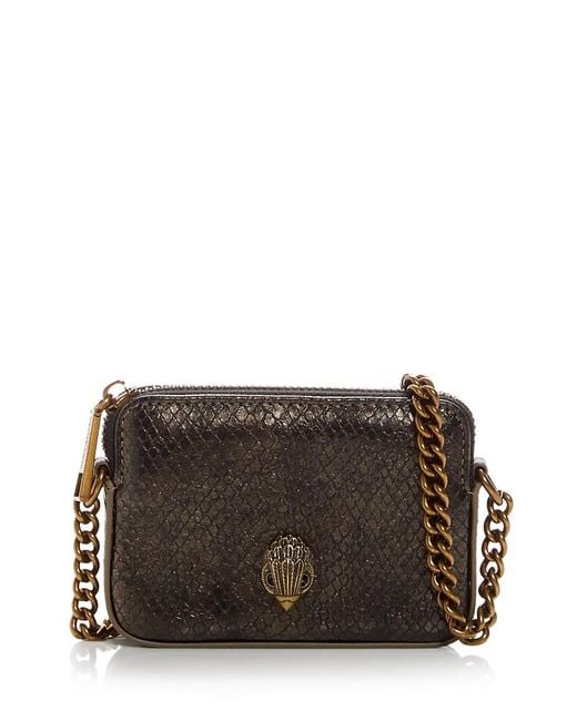 Kurt Geiger Black Micro Kensington Camera Crossbody Bag