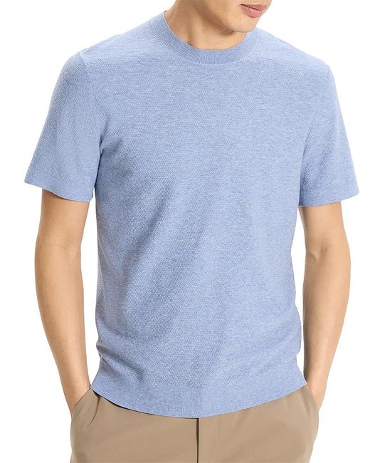 Theory Blue Soris Crewneck Tee for men