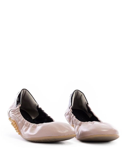 P448 Natural Stella Ballet Flats