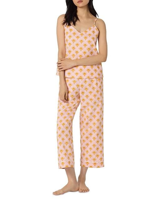 Bedhead White Cami Cropped Pajama Set