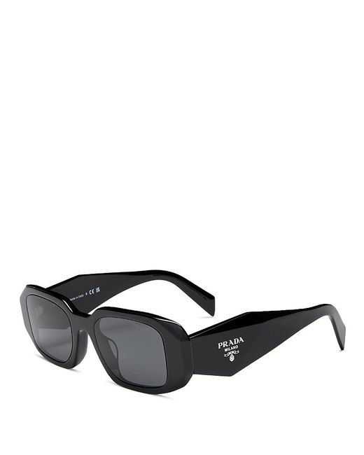 Prada Multicolor Symbole Rectangular Sunglasses, 51Mm