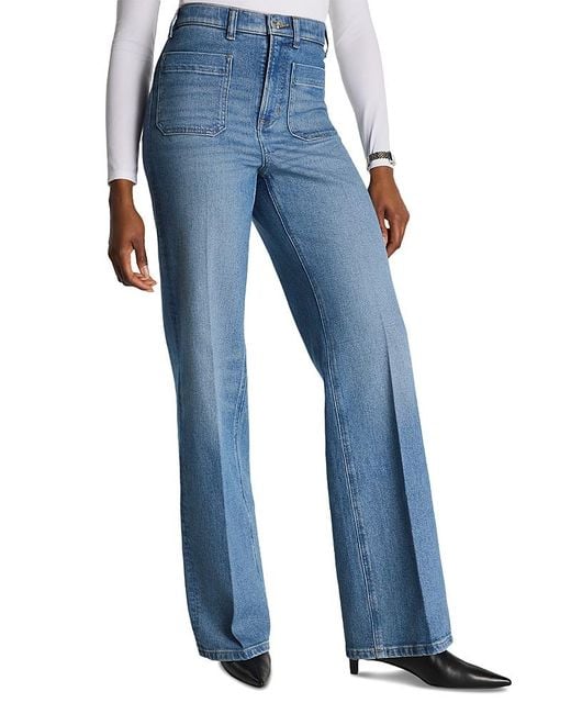 Spanx Blue Authentic 360 Easy Flare Jeans