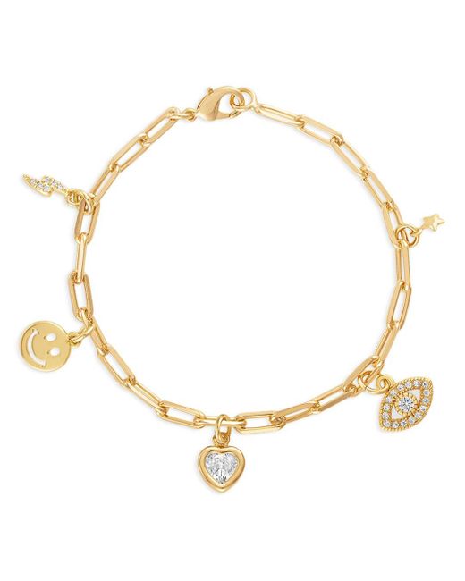 Alexa Leigh Bespoke Charm Bracelet in Metallic Lyst