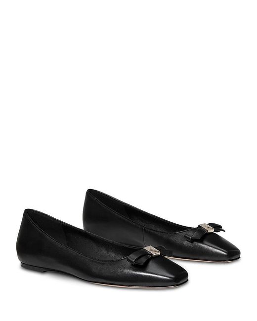 Kate Spade Black Deco Bow Ballet Flats