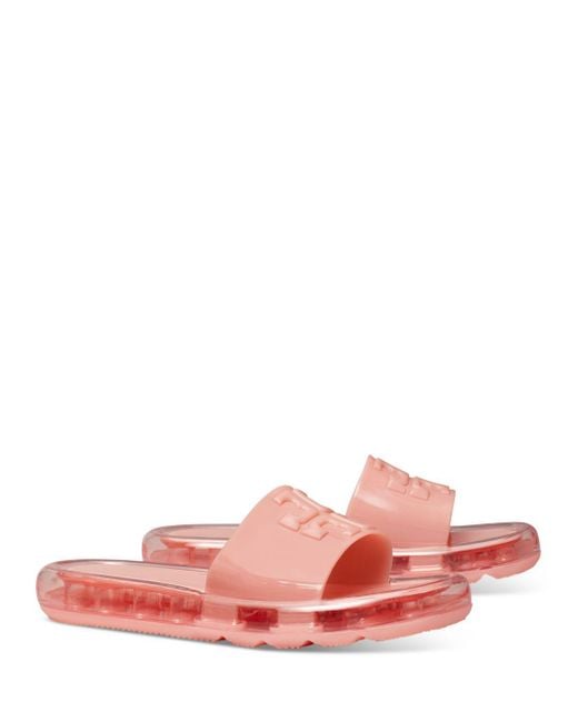 tory burch pink jelly sandals