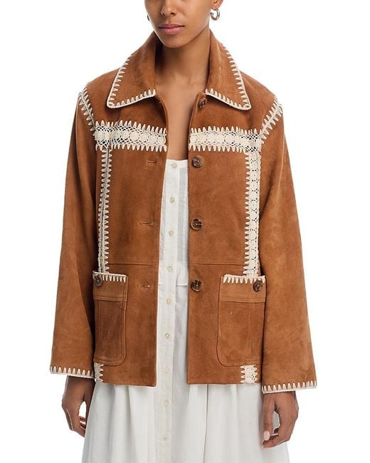 Sea Brown Irena Suede Jacket