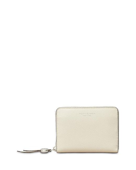 Tory Burch White Medium Romy Wallet